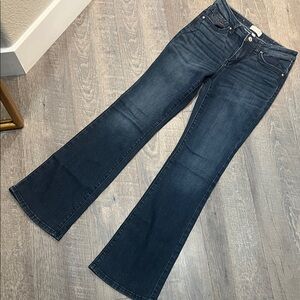 Shyanne Women's Dark Blue boot cut jeans